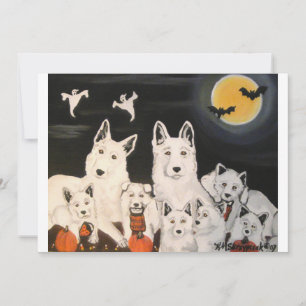Halloween Dog Family Invitations