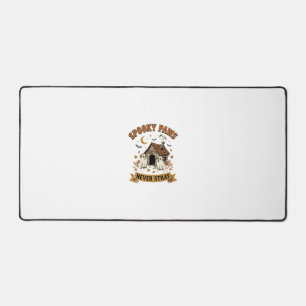Halloween Dog Ghost Paws Desk Mat