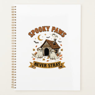 Halloween Dog Ghost Paws Planner