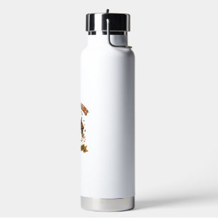 Halloween Dog Ghost Paws Water Bottle