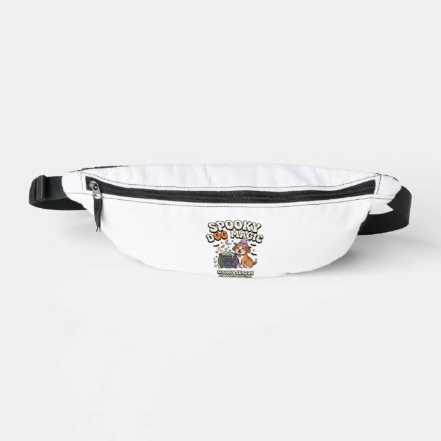 Halloween Dog Magic Vibes Bum Bags (Front)