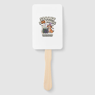 Halloween Dog Magic Vibes Hand Fan