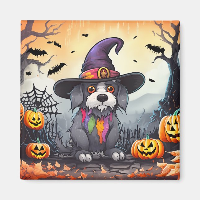 Halloween Dog Magnet (Front)