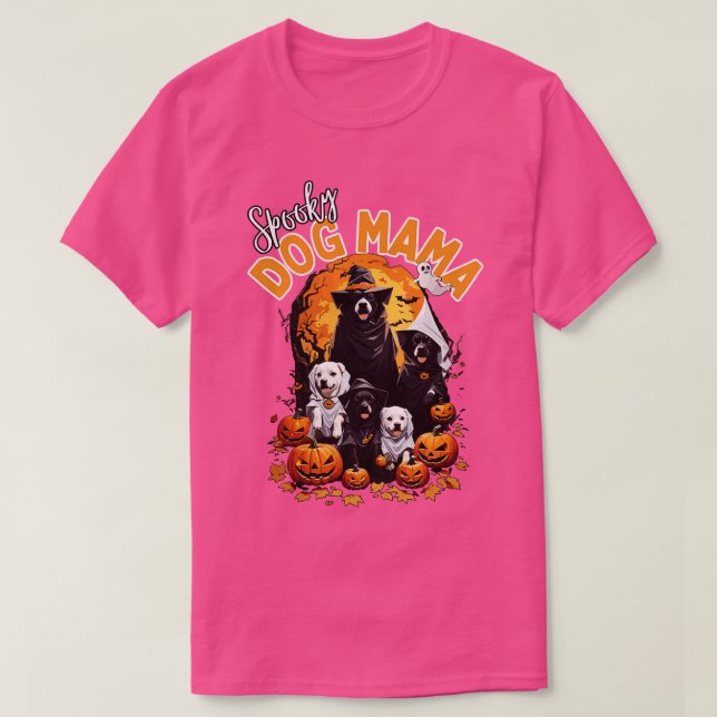 halloween dog mum 4 T-Shirt (Design Front)