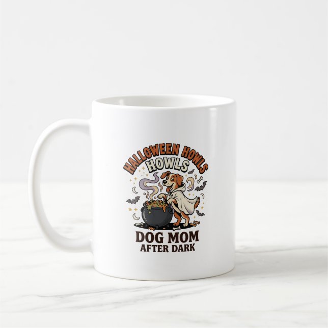 Halloween Dog Mum After Dark Coffee Mug (Left)