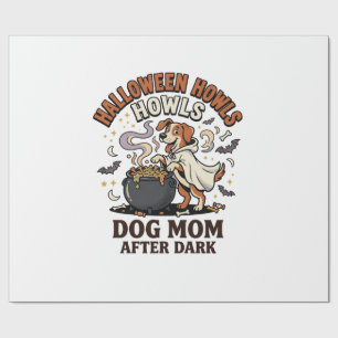 Halloween Dog Mum After Dark Wrapping Paper