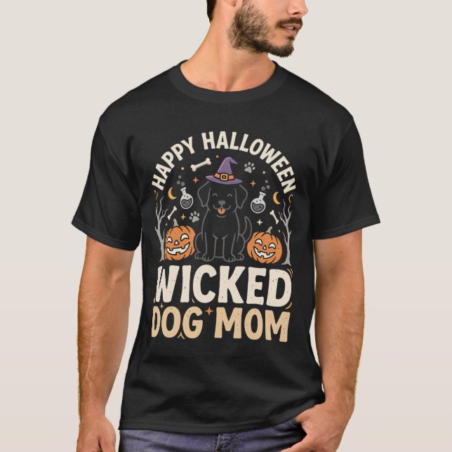 Halloween Dog Mum Magic T-Shirt (Front)