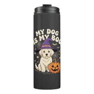 Halloween Dog My Dog Is My Boo Thermal Tumbler