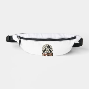 Halloween Dog Party Vintage Witch Cauldron Design_ Bum Bags