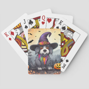 Halloween Dog Playing Cards