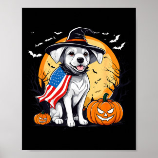 Halloween dog  poster