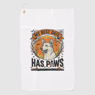 Halloween Dog Shirt For Proud Pet Parents Golf Towel
