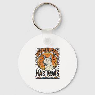 Halloween Dog Shirt For Proud Pet Parents Key Ring