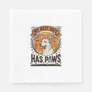 Halloween Dog Shirt For Proud Pet Parents Napkin