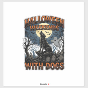 Halloween Dog Shirt Vintage Graveyard Pup