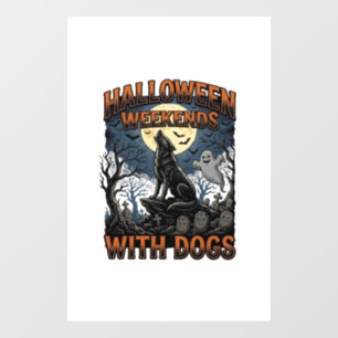 Halloween Dog Shirt Vintage Graveyard Pup