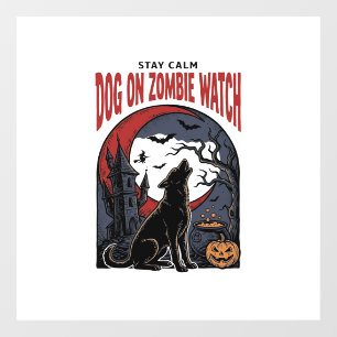 Halloween Dog Shirt Zombie Patrol Design_1