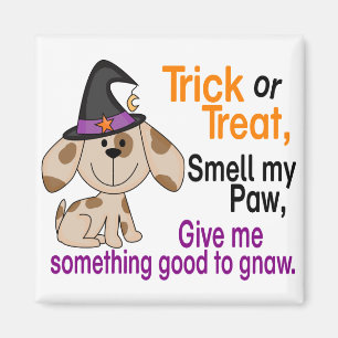 Halloween Dog Smell My Paw 1 Magnet