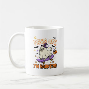 Halloween Dog Spooky Skate Ride Coffee Mug