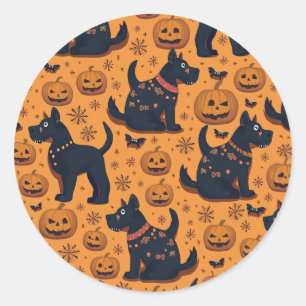 Halloween dog stickers