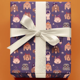 Halloween Dogs in Costume Wrapping Paper
