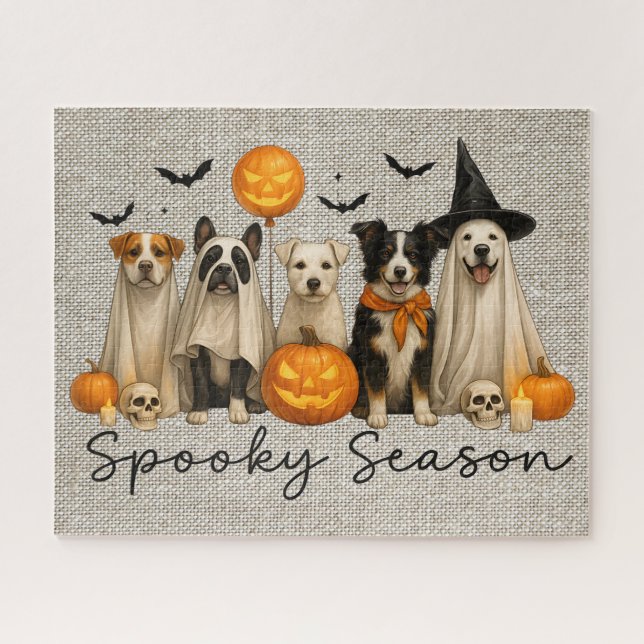Halloween Dogs Puzzle (Horizontal)