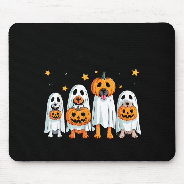 Halloween Dogs Spooky Vibes Mouse Pad (Front)