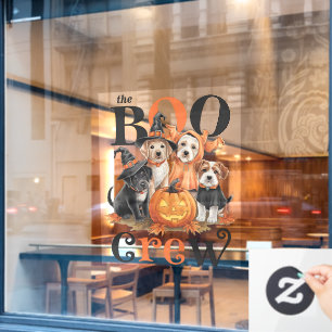 Halloween Dogs Window Cling