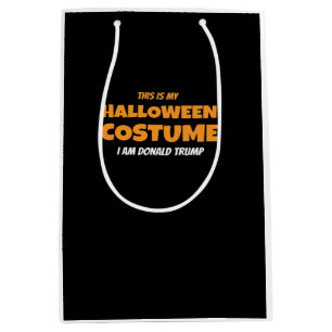 Halloween Donald  Costume Trumpkin Ideas Classic Medium Gift Bag