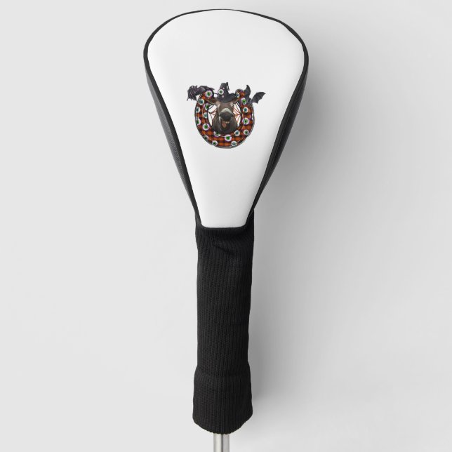 Halloween Donkey Golf Head Cover (Front)