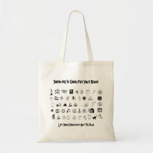 Halloween Doodle Tote Bag