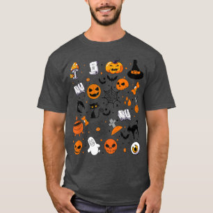 Halloween Doodles Halloween Little Things Witch Pu T-Shirt