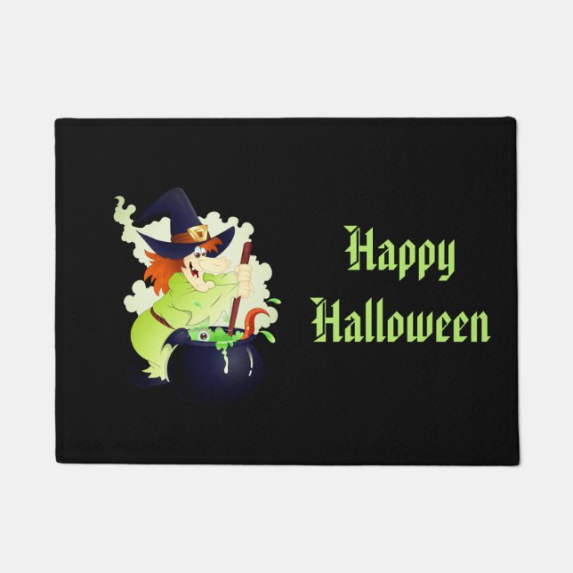 Halloween Door Mat-Witch Doormat (Front)