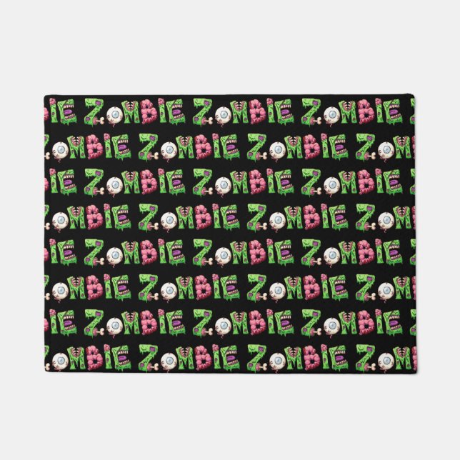 Halloween Door Mat-Zombie Doormat (Front)