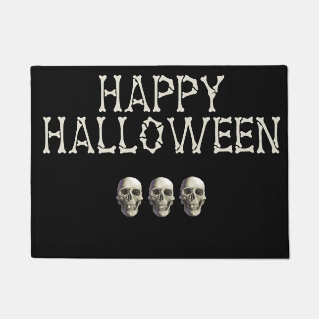 Halloween Door/Welcome Mat/Skull Doormat (Front)