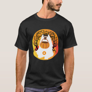 Halloween Dot Pumpkin Costume Boo Funny Spooky T-Shirt