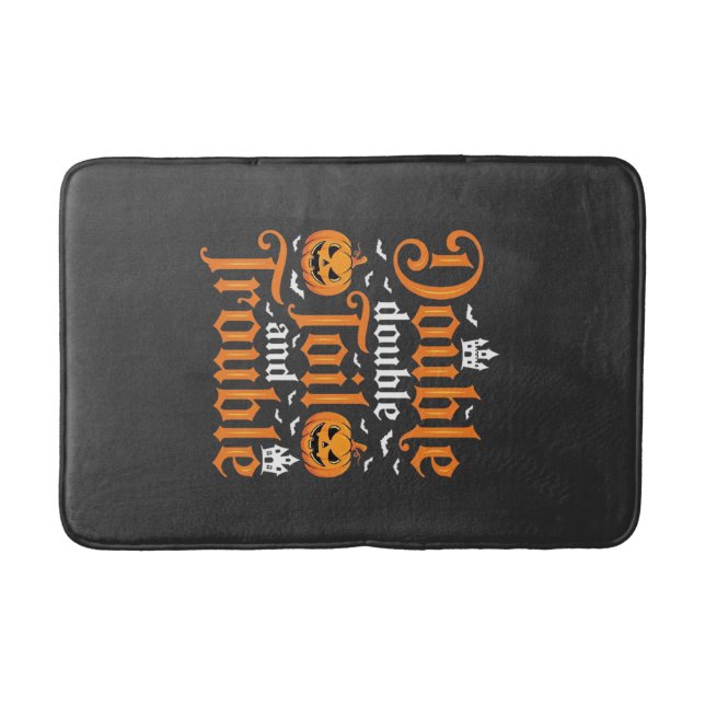 Halloween Double Double Toil and Trouble_1 Bath Mat (Front)