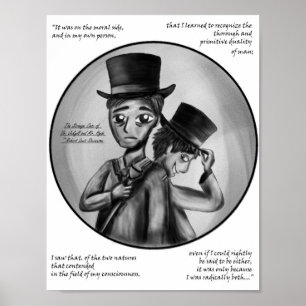 Halloween Dr. Jekyll and Mr. Hyde Gothic Art Print