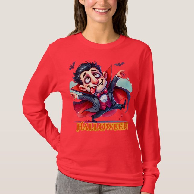 Halloween dracula2 T-Shirt (Front)