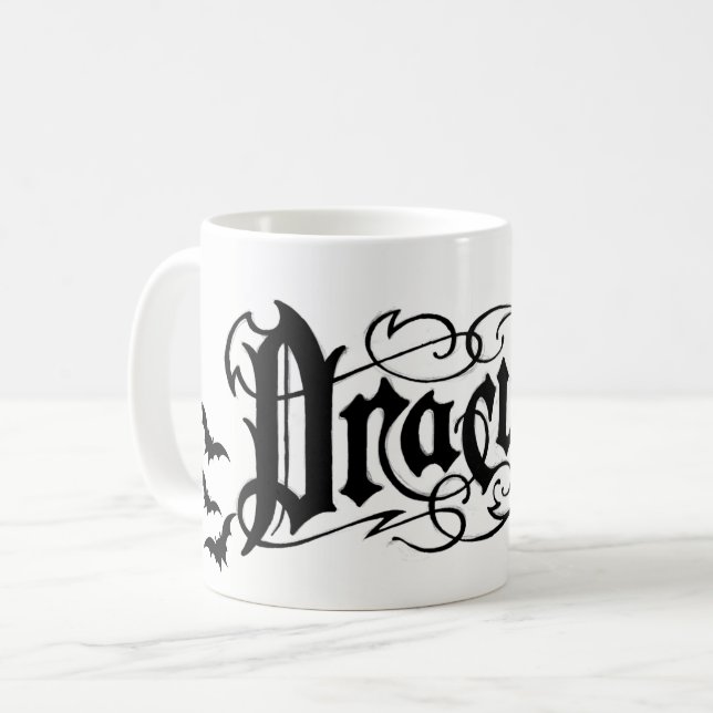 Halloween Dracula Coffee Mug (Front Left)