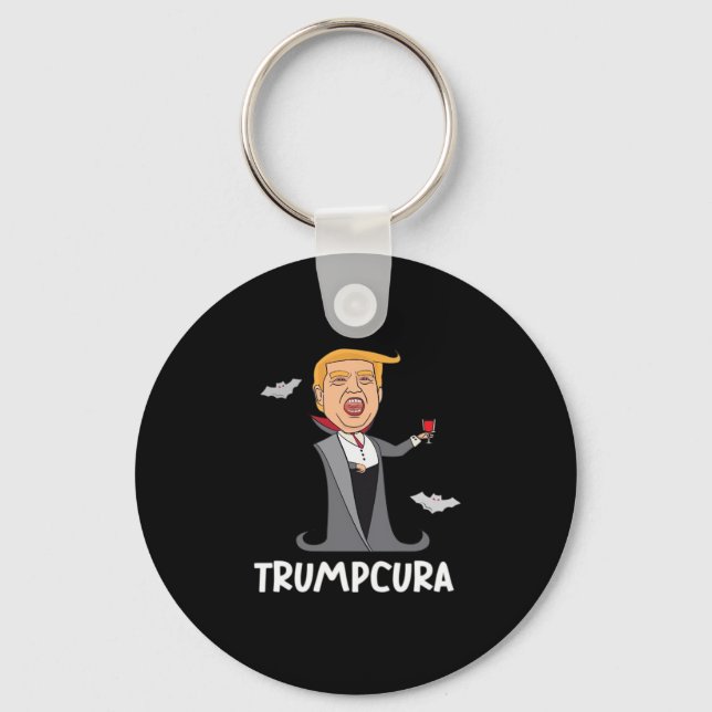 Halloween Dracula  Funny Classic Key Ring (Front)