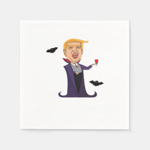Halloween Dracula Funny Napkin