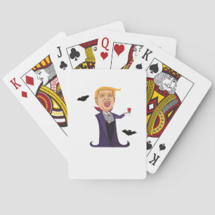 Halloween Dracula Funny Playing Cards