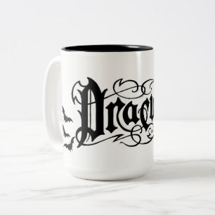Halloween Dracula Two-Tone Coffee Mug
