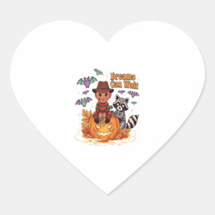 halloween Dreams Can Wait Horror Monster Heart Sticker