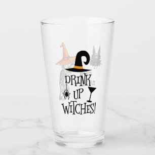 Halloween Drink Up Witches! Beer Glass