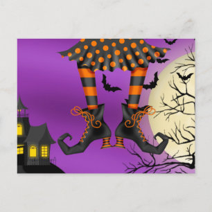 Halloween (Drop In) Postcard Invitation