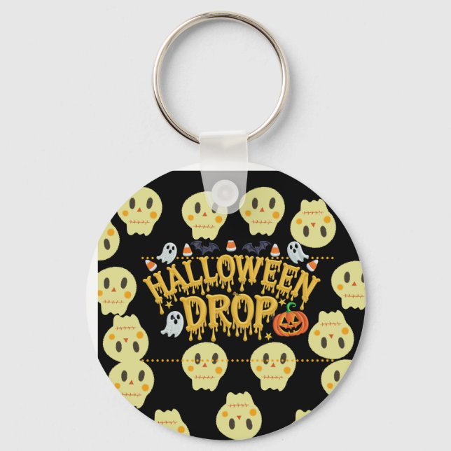 Halloween Drop Key Ring (Front)