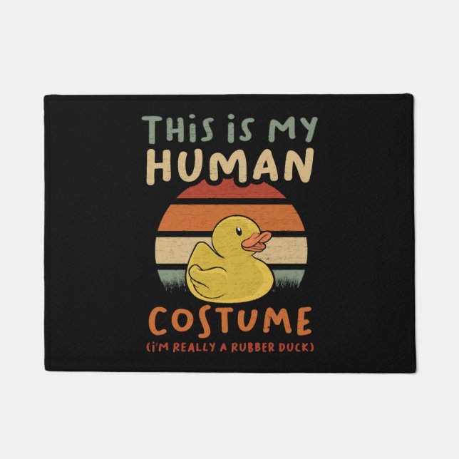Halloween Duck Doormat (Front)