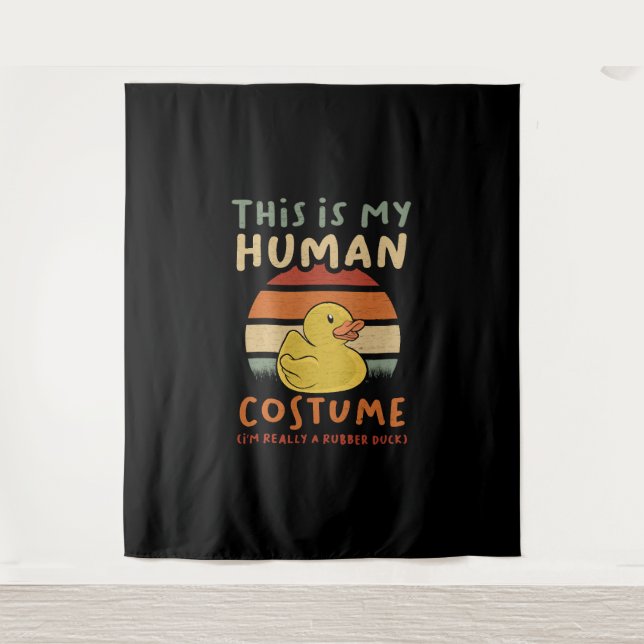 Halloween Duck Tapestry (Front)